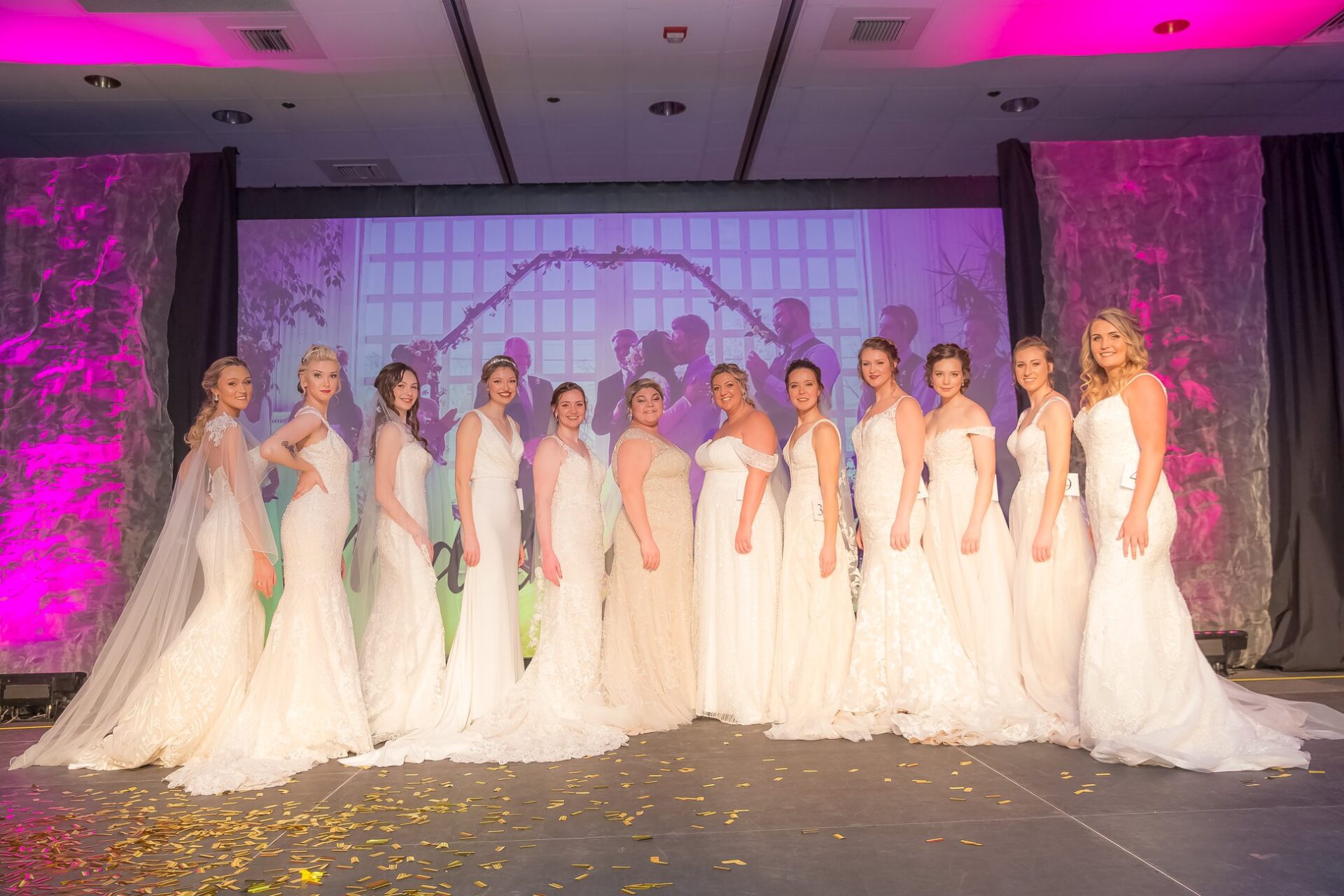 brides lined up