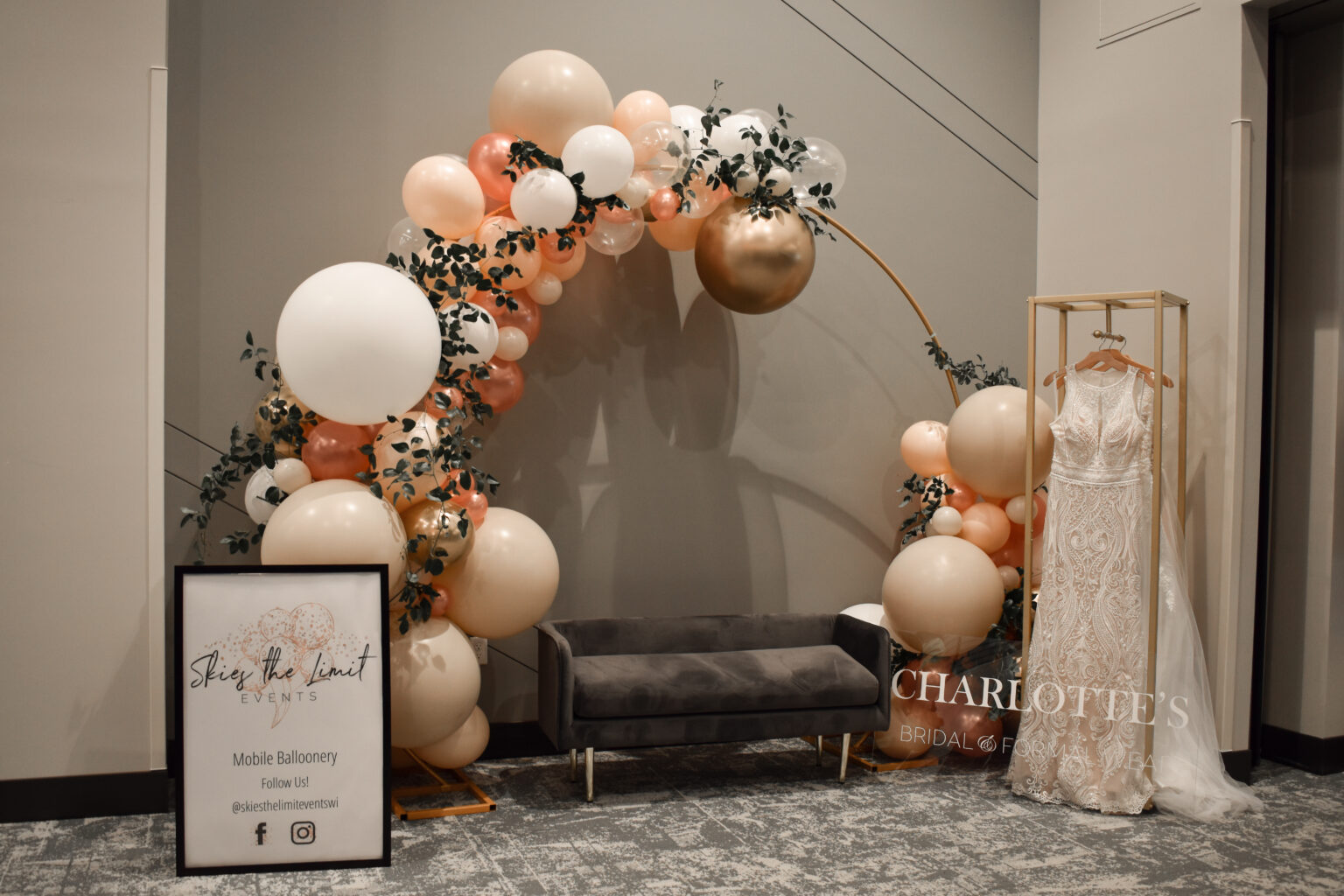 Wedding world exhibitor Charlotte's bridal and formal wear