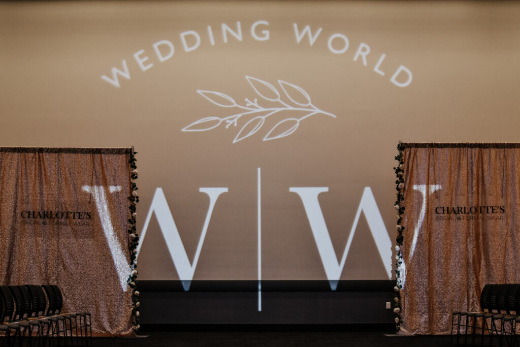 Wedding World logo is displayed on a window.