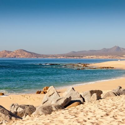 Coastline of Cabo San Lucas, in the southern tip of  Mexico