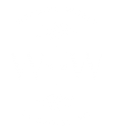 Wedding World Logo - White